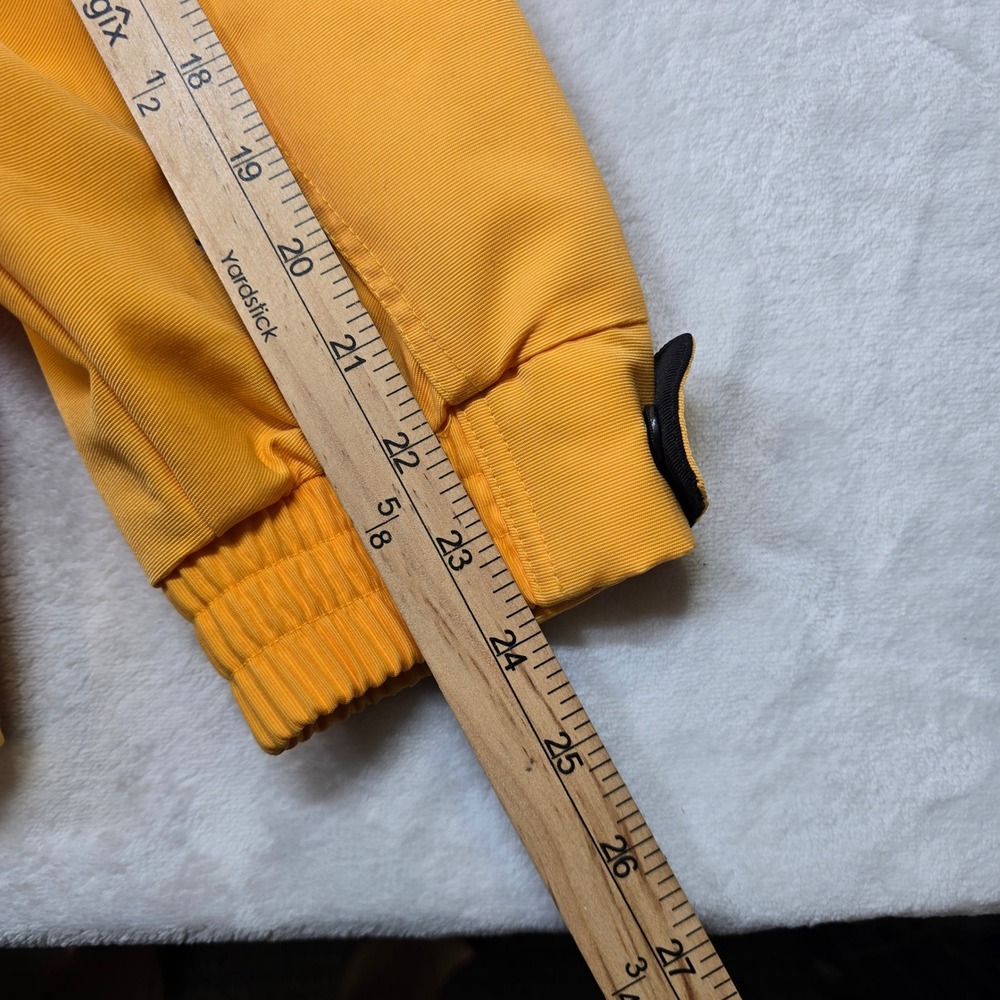 Carhartt Workshield Jacket Mens Medium Yellow Vented J104 Co. Logo Workwear - Picture 12 of 13